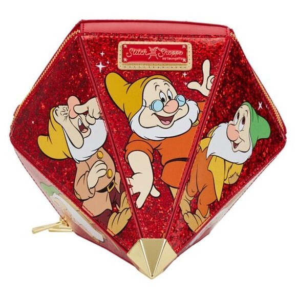 Loungefly Snow White Seven Dwarfs Gem Crossbody Stitch Shoppe NWT - Picture 1 of 6